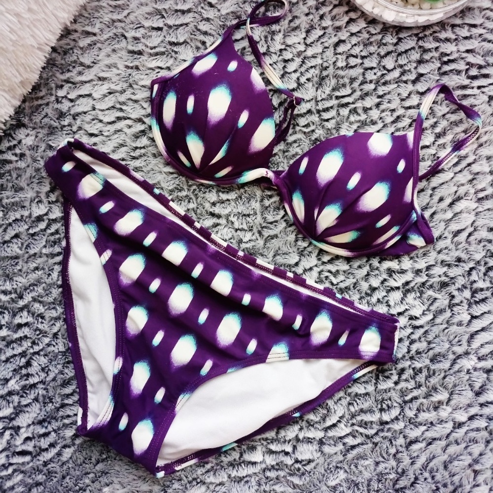 🌻 SALE Womens 2 Piece Bikini Size M/L Island Love